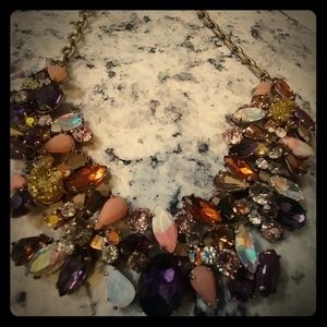 J. Crew Mixed Stone Necklace